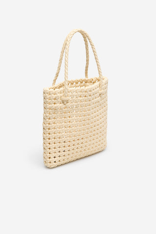 Crochet Fabric Crossbody Bag