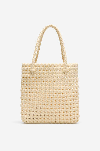 Bolso Bandolera con Tejido Crochet