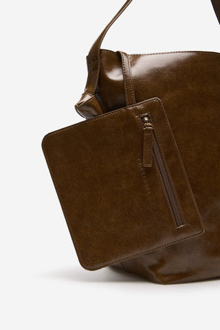 Bucket Bag with Side Knot Detail