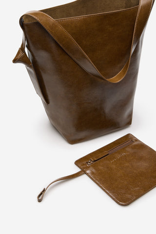 Bucket Bag with Side Knot Detail