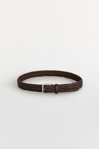 Cinturón de Piel Trenzado, Hombre