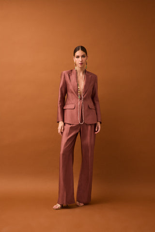 Blazer Entallada Metalizada.