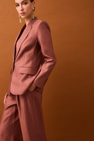 Blazer Entallada Metalizada.