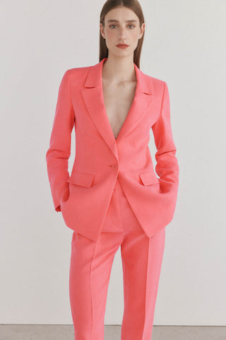 Blazer Estructurada con Bolsillos