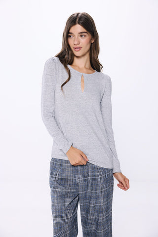 Camiseta con Abertura Escote Pico