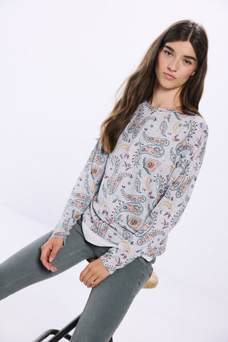 Camiseta Manga Larga con Estampado