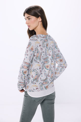Camiseta Manga Larga con Estampado