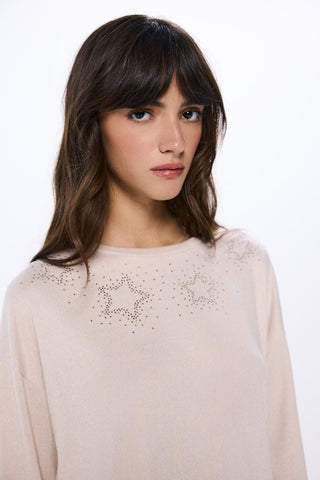 Camiseta con Estrellas de Tachas