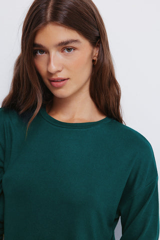 Camiseta Combinada Cuello Redondo