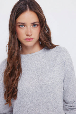 Camiseta Combinada Cuello Redondo