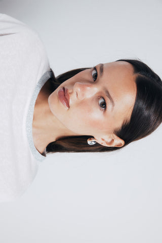 Camiseta Manga Larga con Cuello de Lúrex