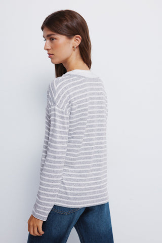 Camiseta Mangga Larga con Cuello Camisero