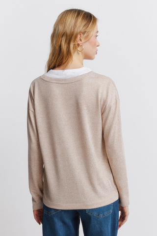 Camiseta Manga Larga Escote V