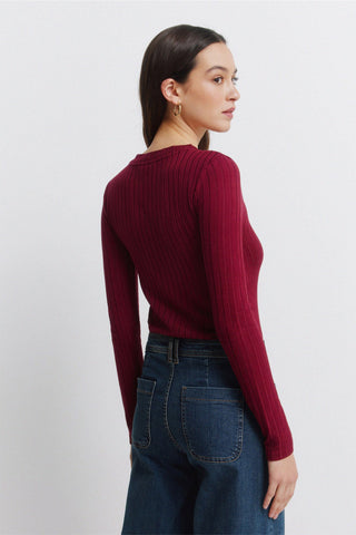 Camiseta de Canalé Cuello Botones