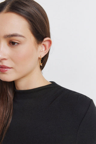 Camiseta Manga Larga con Detalle Frunces