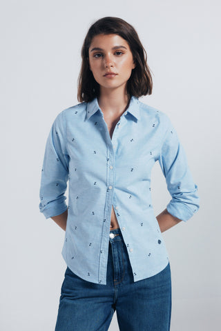 Camisa Manga Larga con Algodón