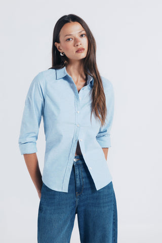 Camisa Manga Larga con Algodón