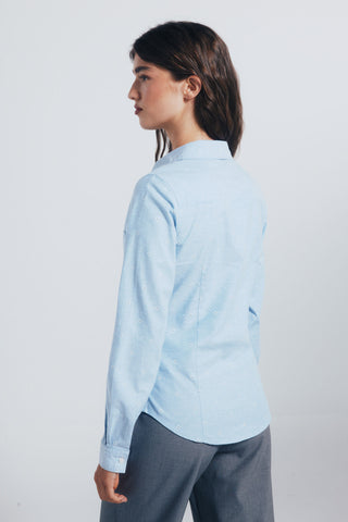 Camisa Manga Larga con Bolsillo Delantero