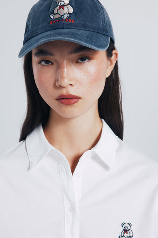 Camisa Manga Larga con Bordado Oso