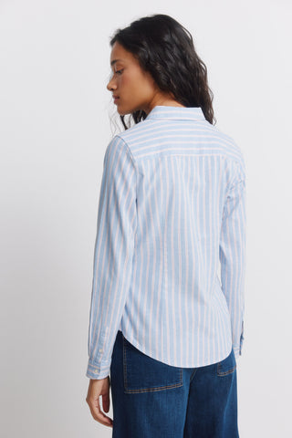 Camisa Manga Larga Estampado Rayas