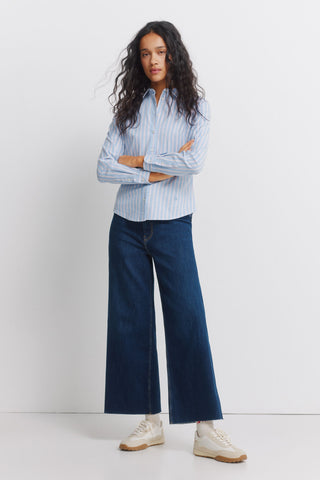 Camisa Manga Larga Estampado Rayas