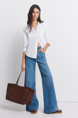 Camisa Manga Larga con Detalle Bolsillo