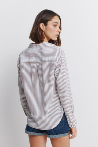 Camisa Entallada Manga Larga