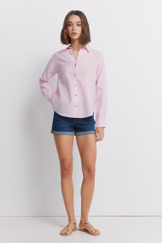 Camisa Entallada Manga Larga