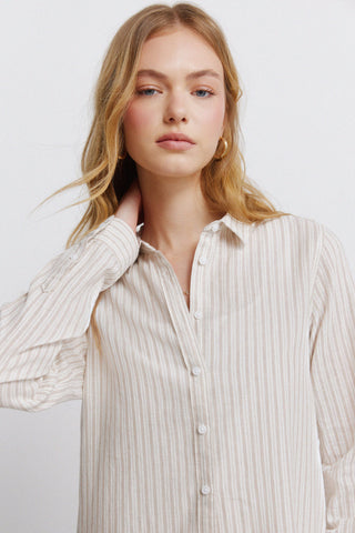 L/S Basic Linen Shirt.