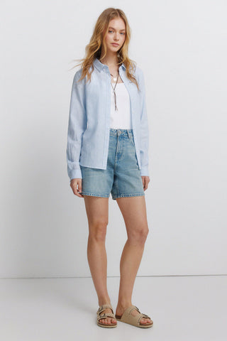 L/S Basic Linen Shirt.