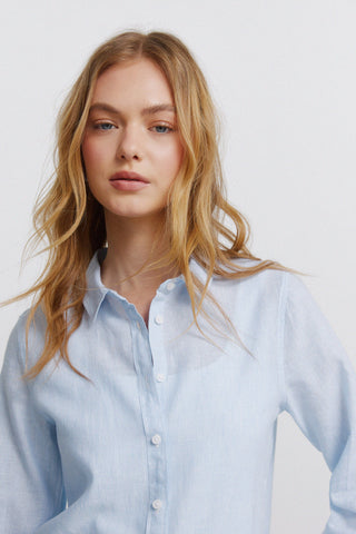 L/S Basic Linen Shirt.