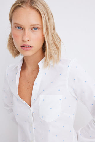 Camisa Manga Larga de Algodón