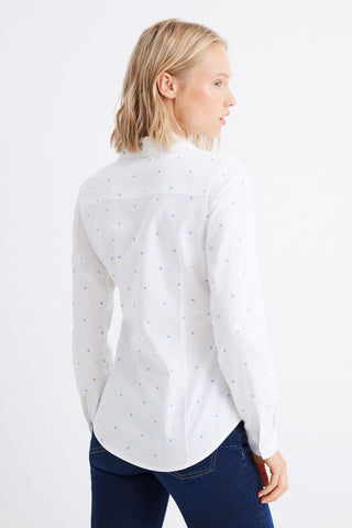 Camisa Manga Larga de Algodón