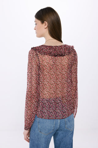 Blusa Manga Larga con Estampado