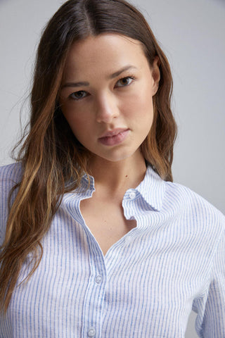Camisa Manga Larga de Algodón