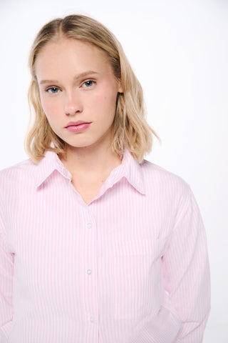 Camisa Manga Larga con Bolsillo