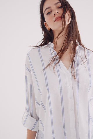 Camisa Manga Larga de Algodón