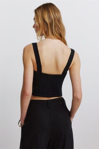 7.G.M.Top Chaleco Lino Set Pant.