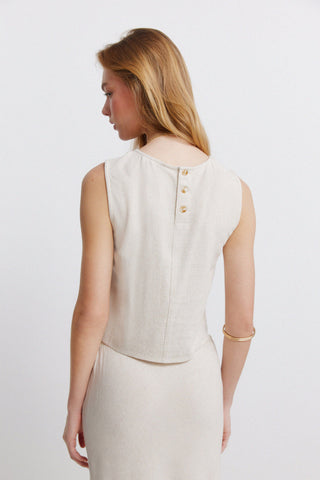Sleeveless Top.