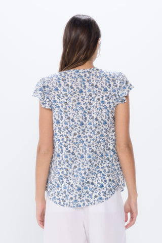 Blusa Manga Corta con Detalle de Borla