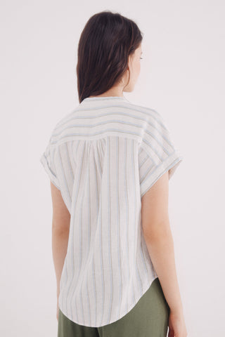 Camisa Cuello Mao de Lino