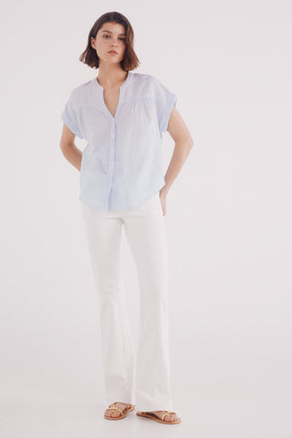 Camisa Cuello Mao de Lino