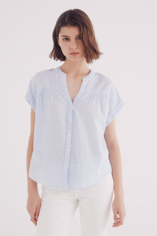 Camisa Cuello Mao de Lino