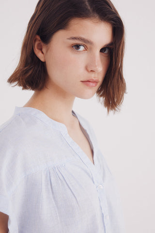 Camisa Cuello Mao de Lino