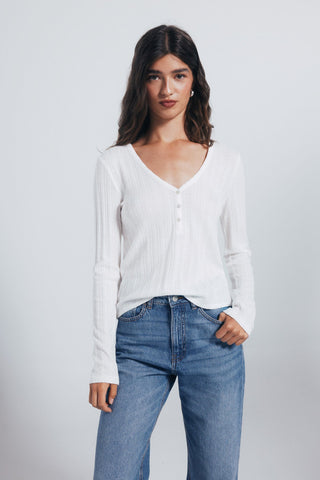 Jeans Wide Leg Talle Alto con Bolsillos