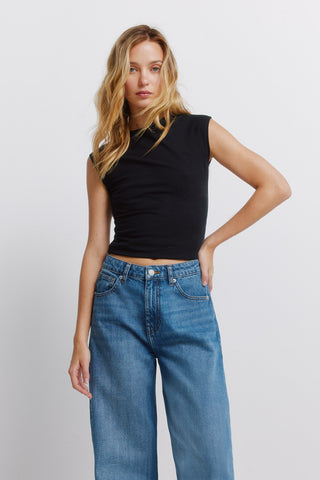 Balloon Wide Denim Jeans.