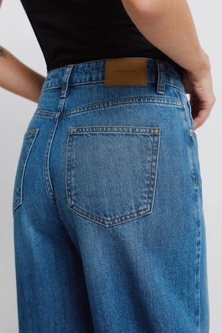 Balloon Wide Denim Jeans.