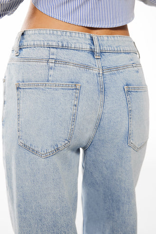 Jeans WideLeg Talle Medio