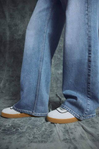 Jeans Wide Leg Talle Medio