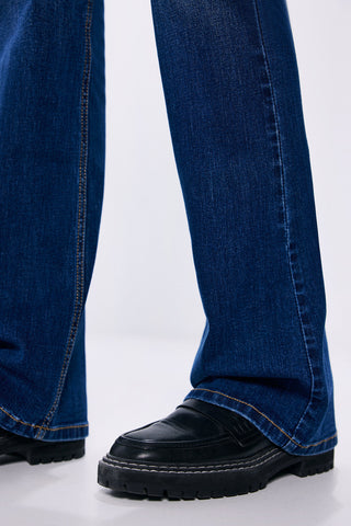 Jeans Talle Alto con Bolsillos